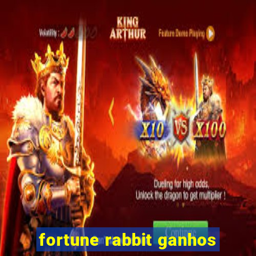 fortune rabbit ganhos