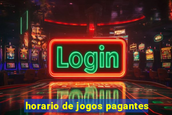 horario de jogos pagantes