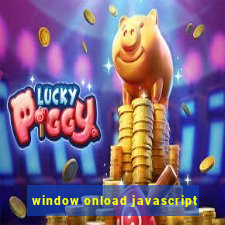 window onload javascript