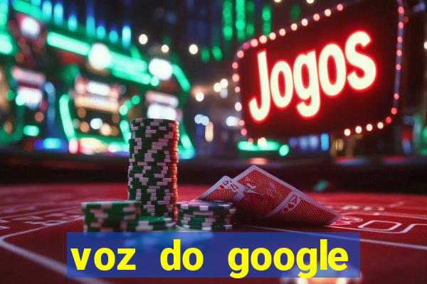 voz do google tradutor homem