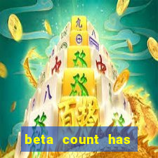 beta count has changed pt br