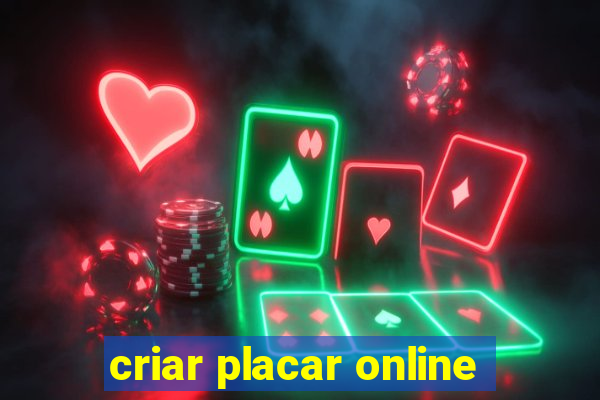 criar placar online