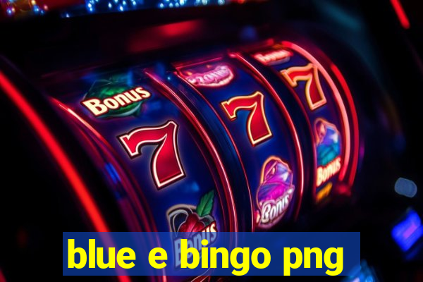 blue e bingo png