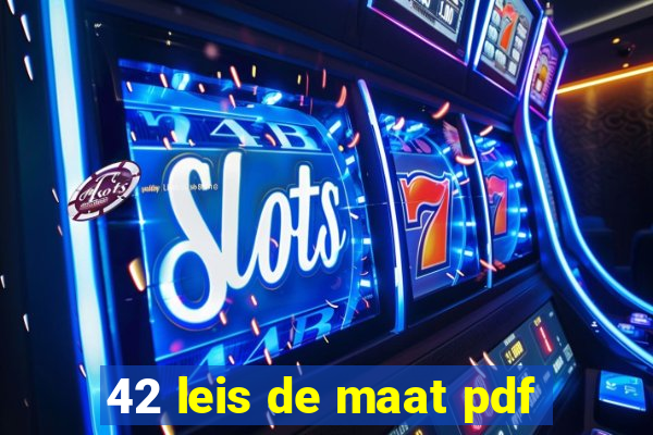 42 leis de maat pdf