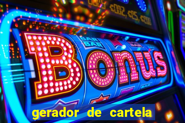 gerador de cartela de bingo