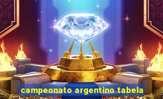 campeonato argentino tabela