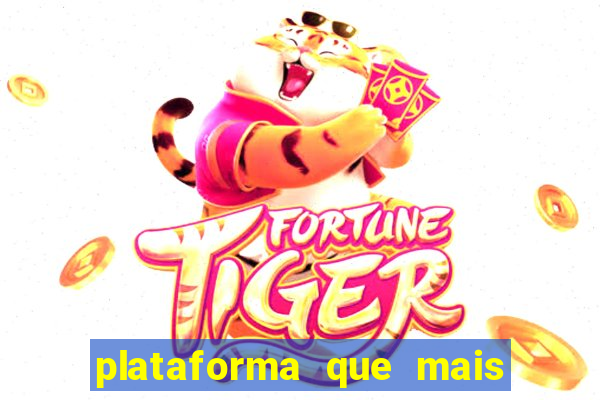 plataforma que mais paga no fortune tiger