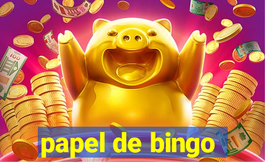 papel de bingo