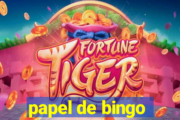 papel de bingo