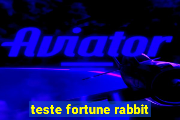 teste fortune rabbit