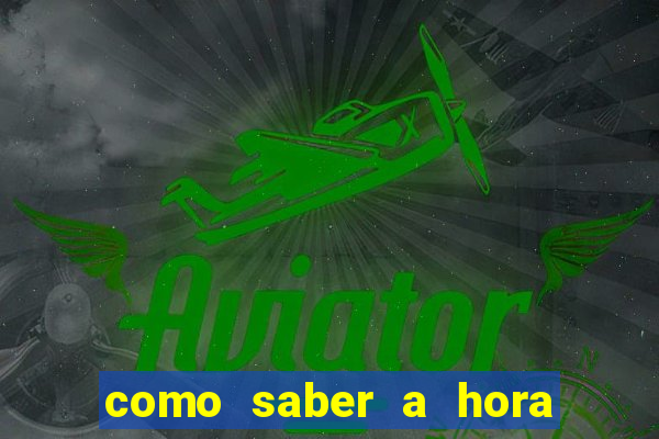 como saber a hora certa de apostar no aviator