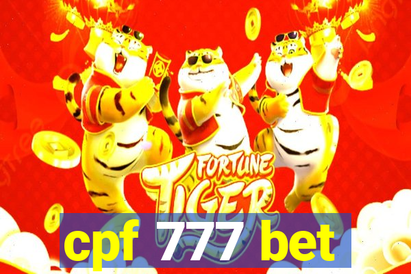 cpf 777 bet